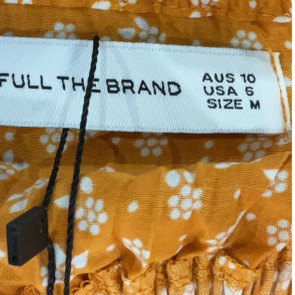 NWT Faithful The Brand Praia Mini Dress in Ermita Floral Print Milkmaid Style - Picture 9 of 10